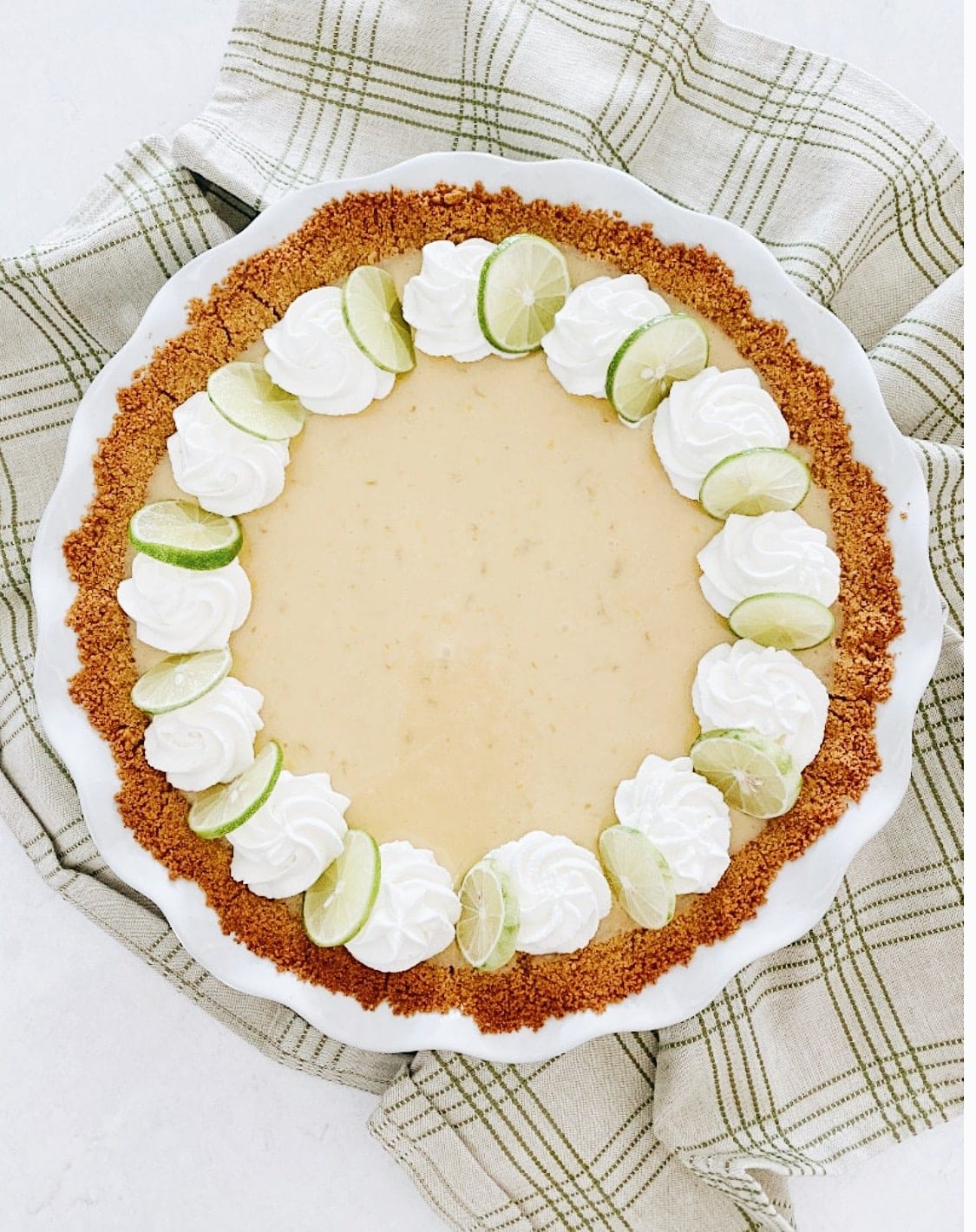 Key Lime Pie with garnish