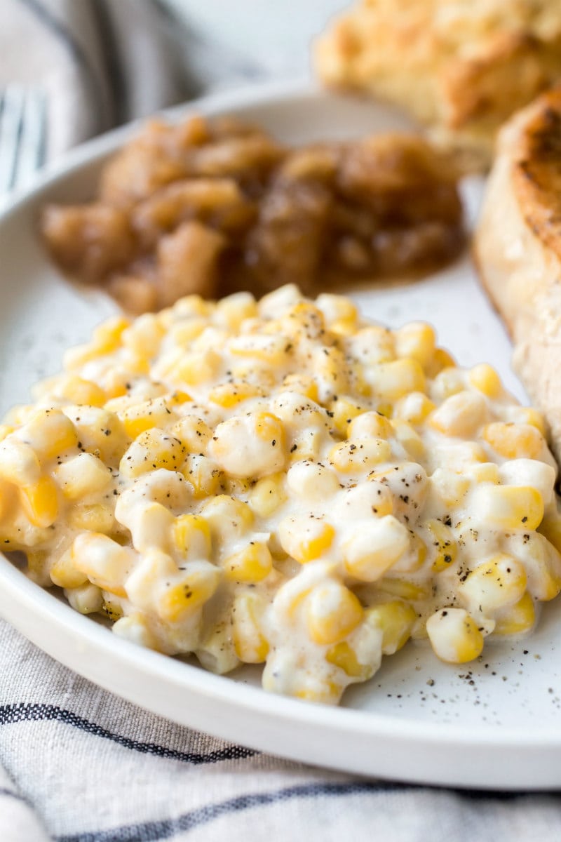 serving of Creamed Corn
