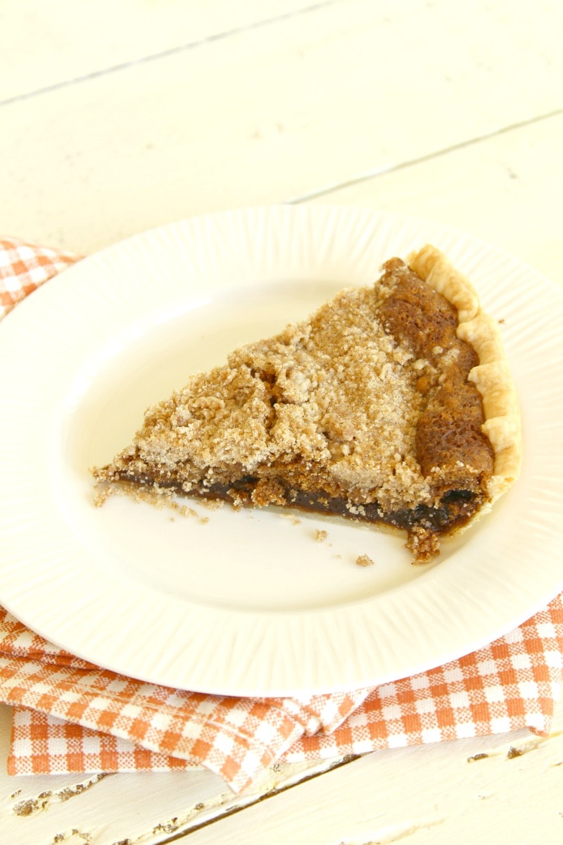 slice of Shoofly Pie