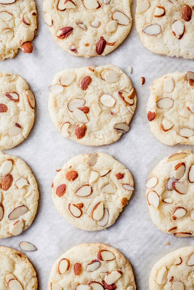 Almond Crinkle Cookies