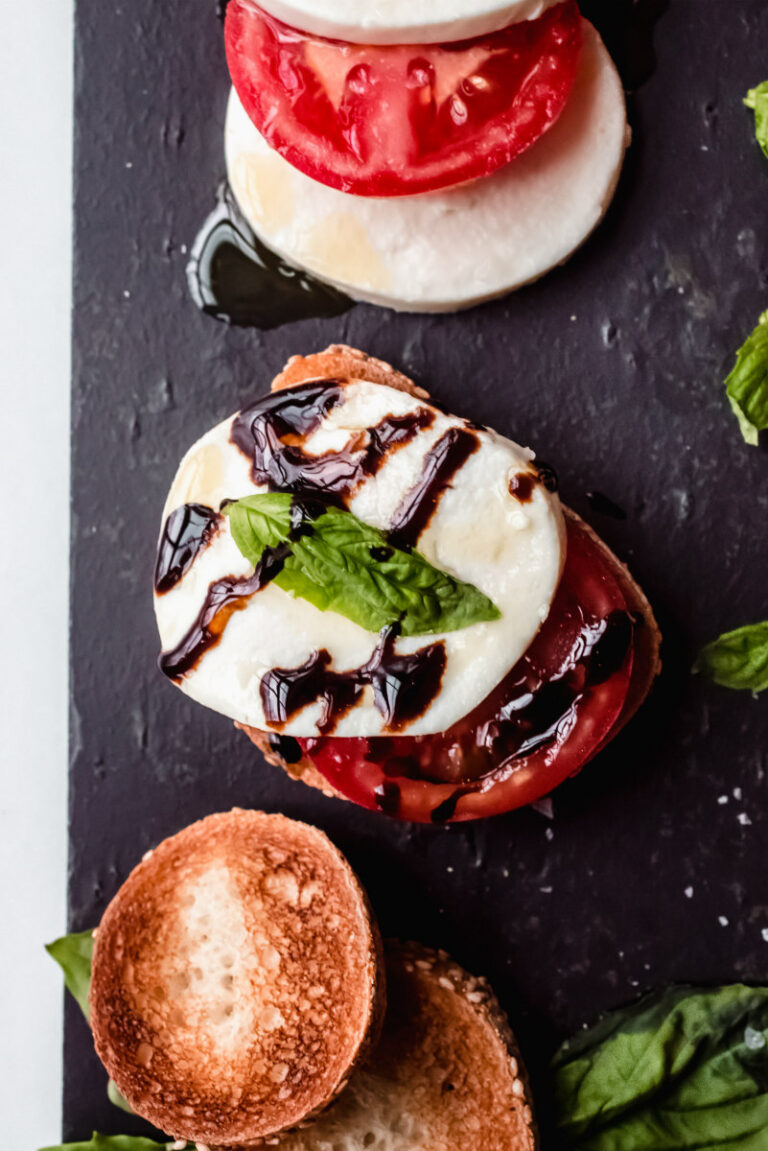 Candy Cane Caprese Board Recipe Girl®