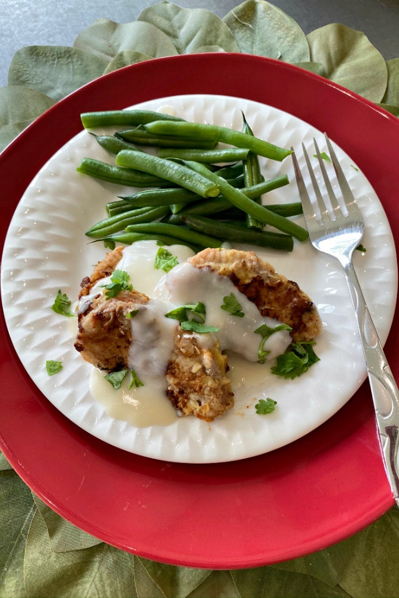 plated serving of Chicken Fried Pork