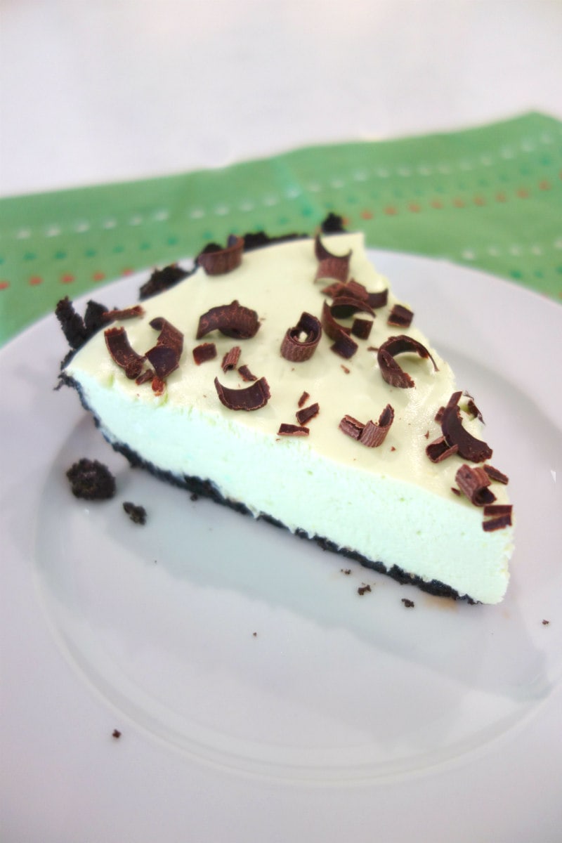 slice of Grasshopper Pie