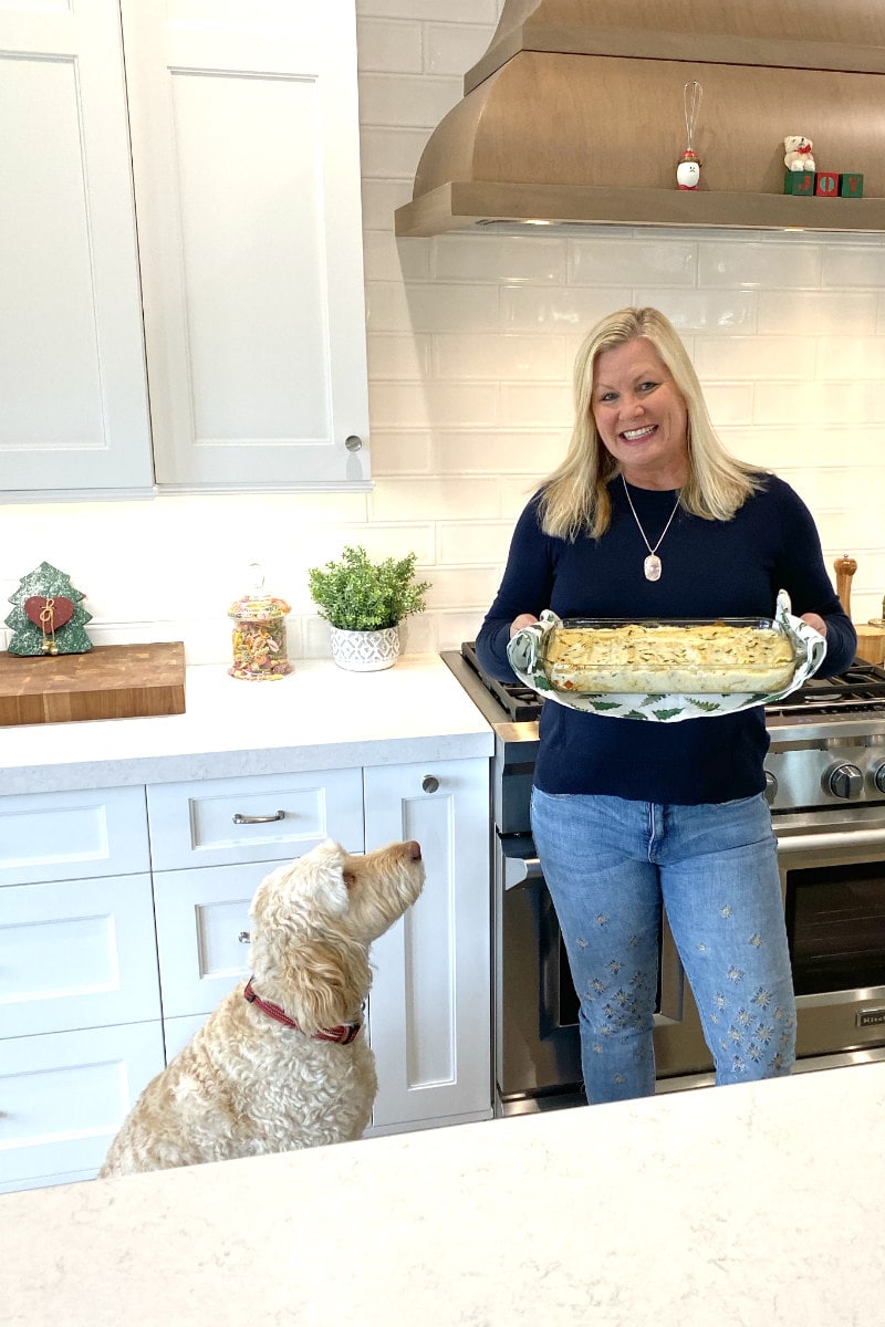 RecipeGirl serving Manicotti