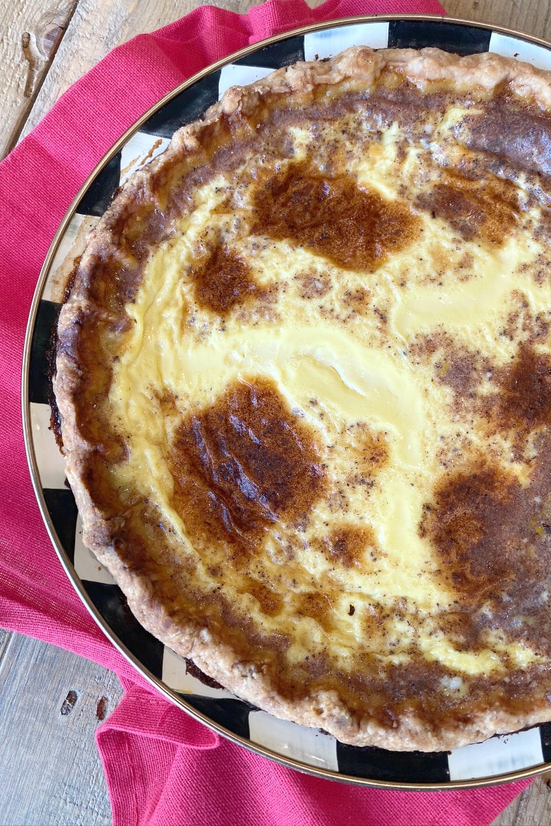 Tarte à la moutarde à l'ancienne