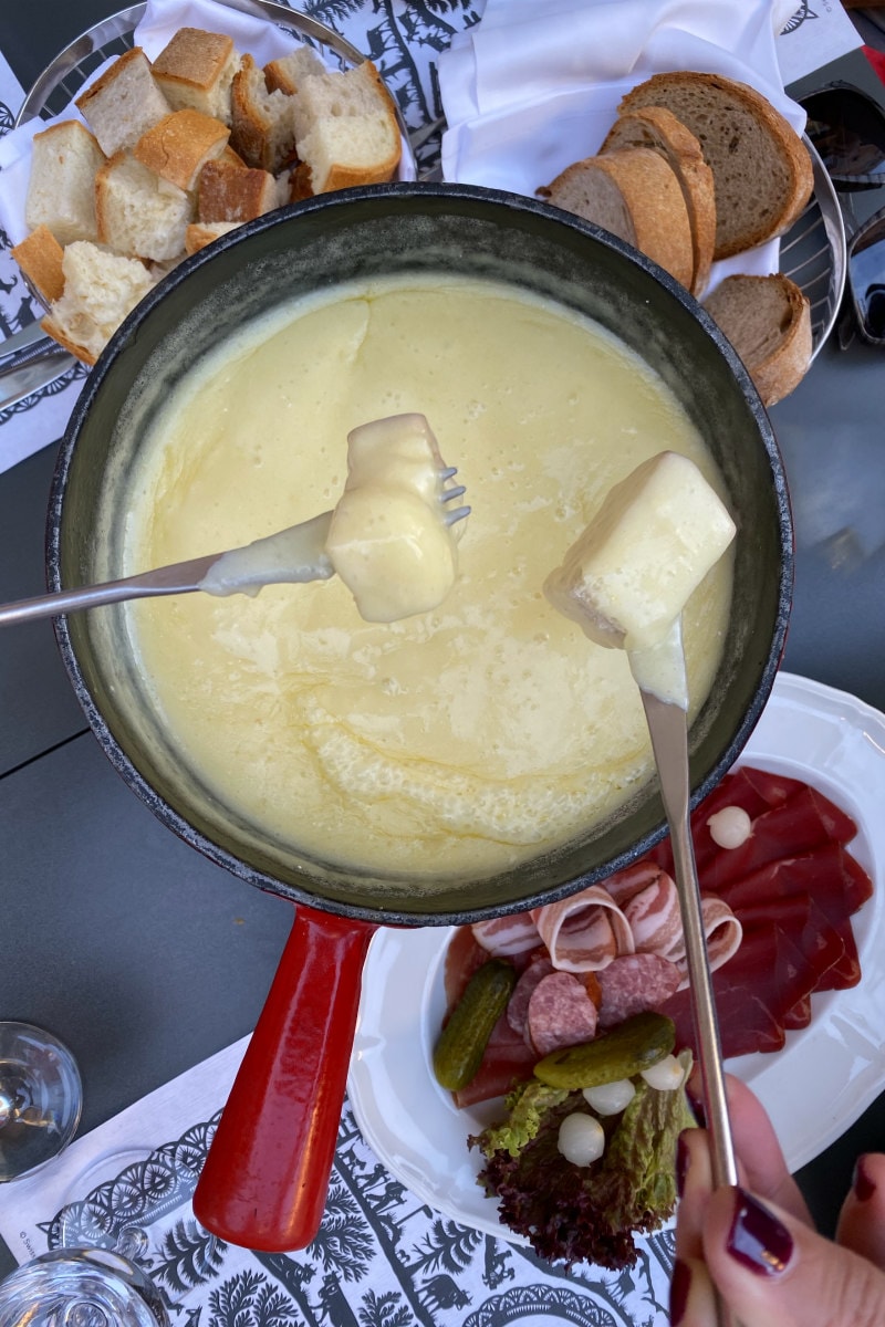 Fondue in Zurich, Switzerland