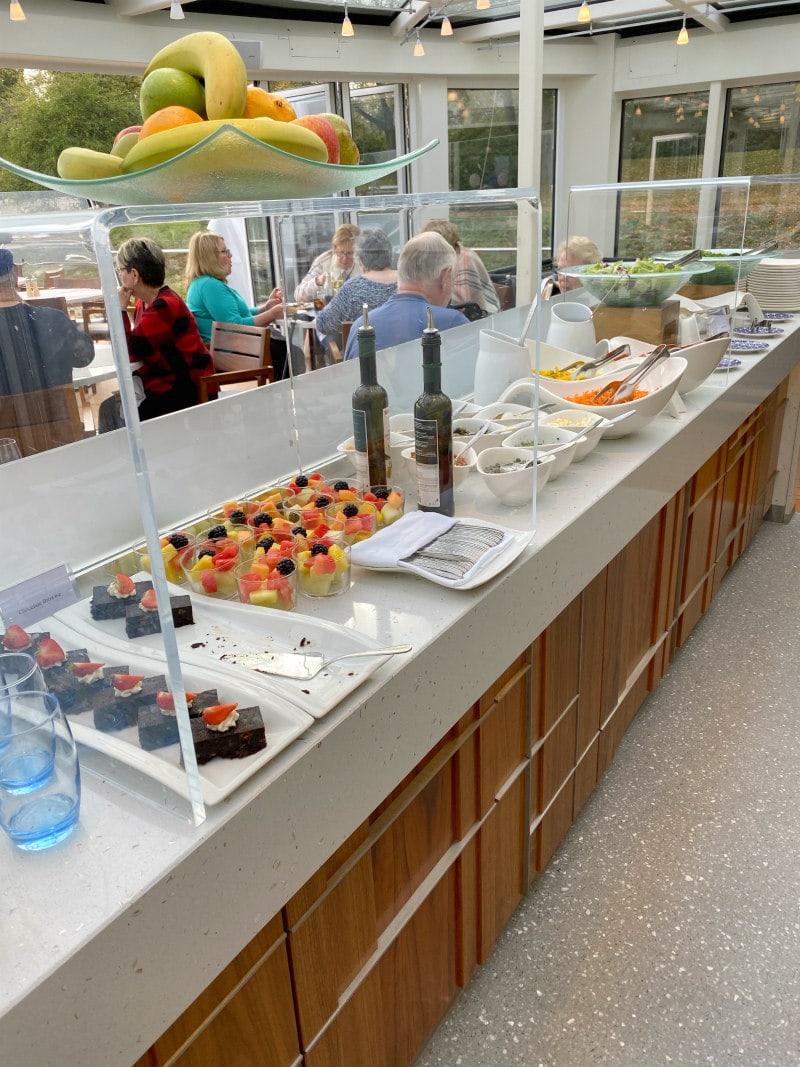 Lunch buffet on a Viking river Cruise