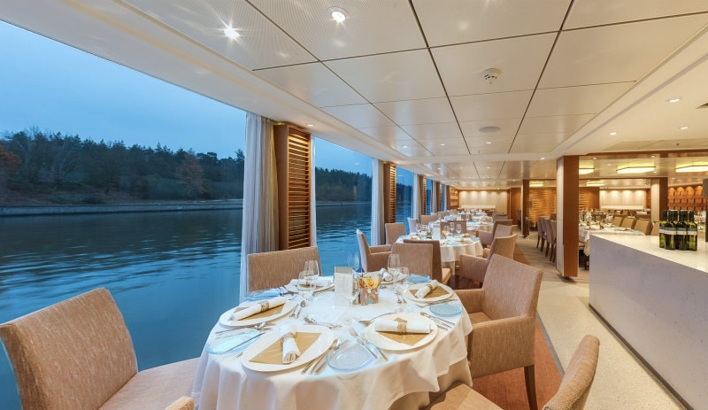 Main Dining room on the Viking Hild