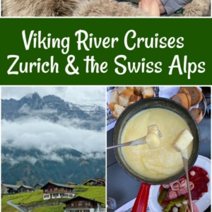 Pinterest Collage image for Viking River cruise of the Swiss Alps