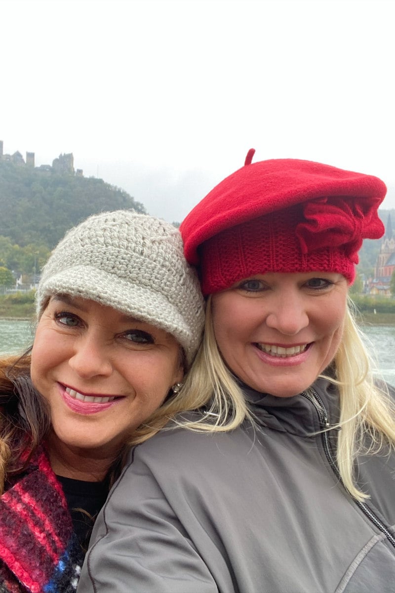 Girls on the Rhine River