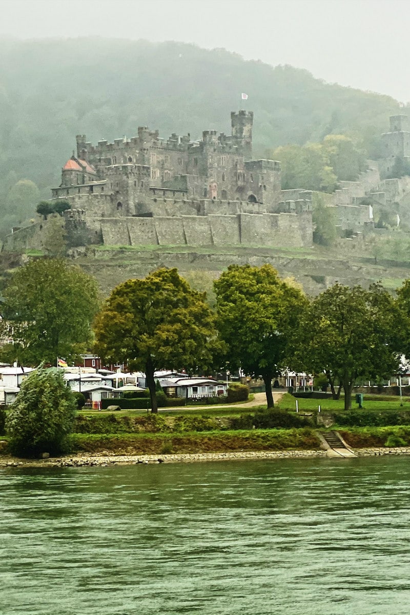 Castle on the Rhine River