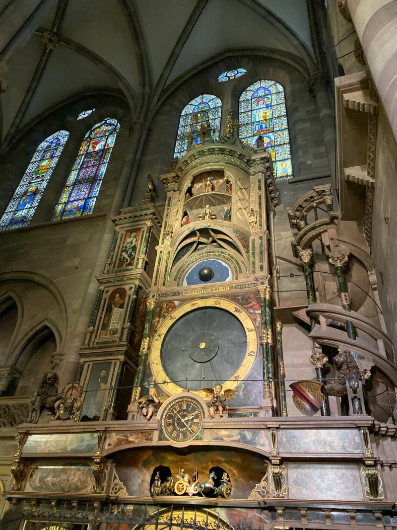 Astronomical clock in Strasbourg Cathedral