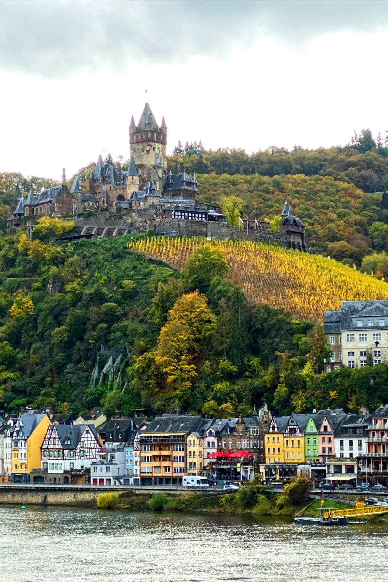 Castle on the Rhine River in Germany