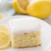 slice of Lemon Sour Cream Cake
