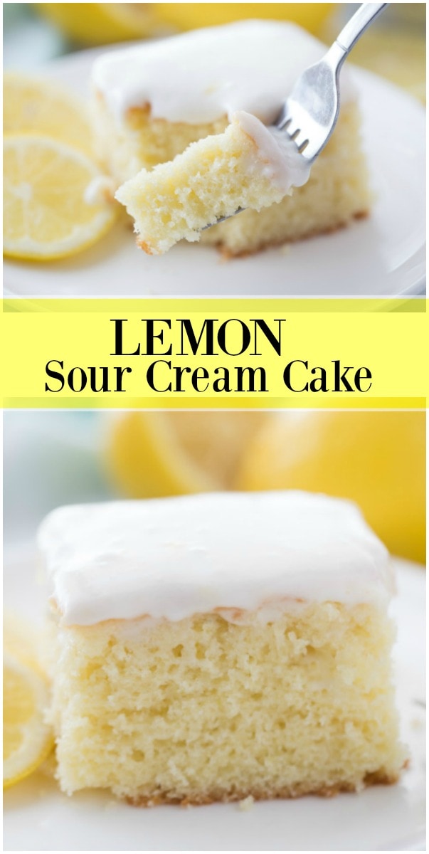 Lemon Sour Cream Cake Recipe Girl®