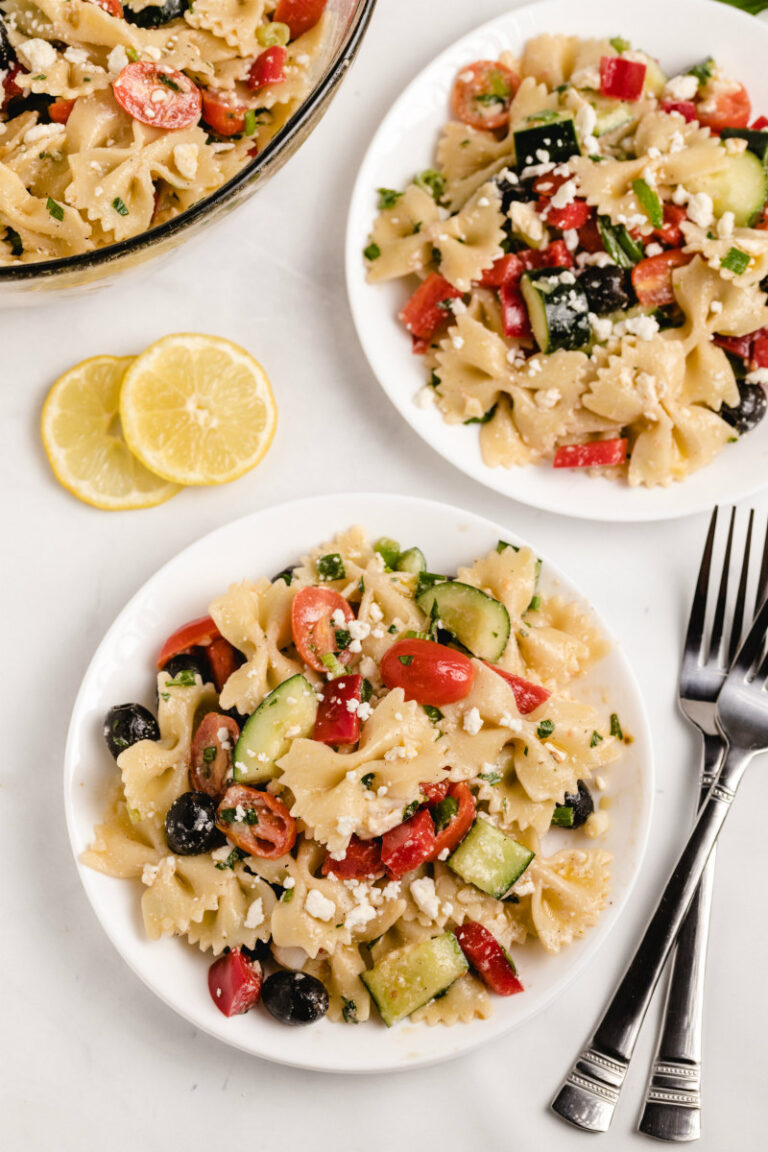 Bow Tie Pasta Salad with Summer Vegetables Recipe Girl®