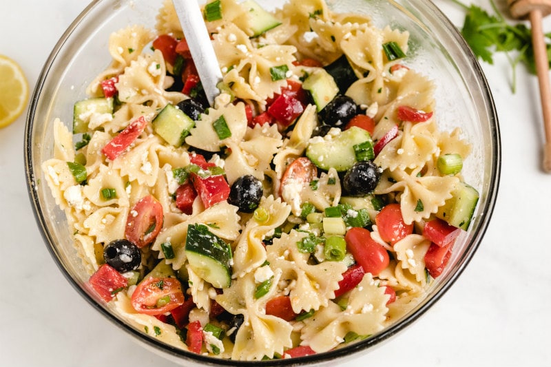 Bow Tie Pasta Salad with Summer Vegetables Recipe Girl®