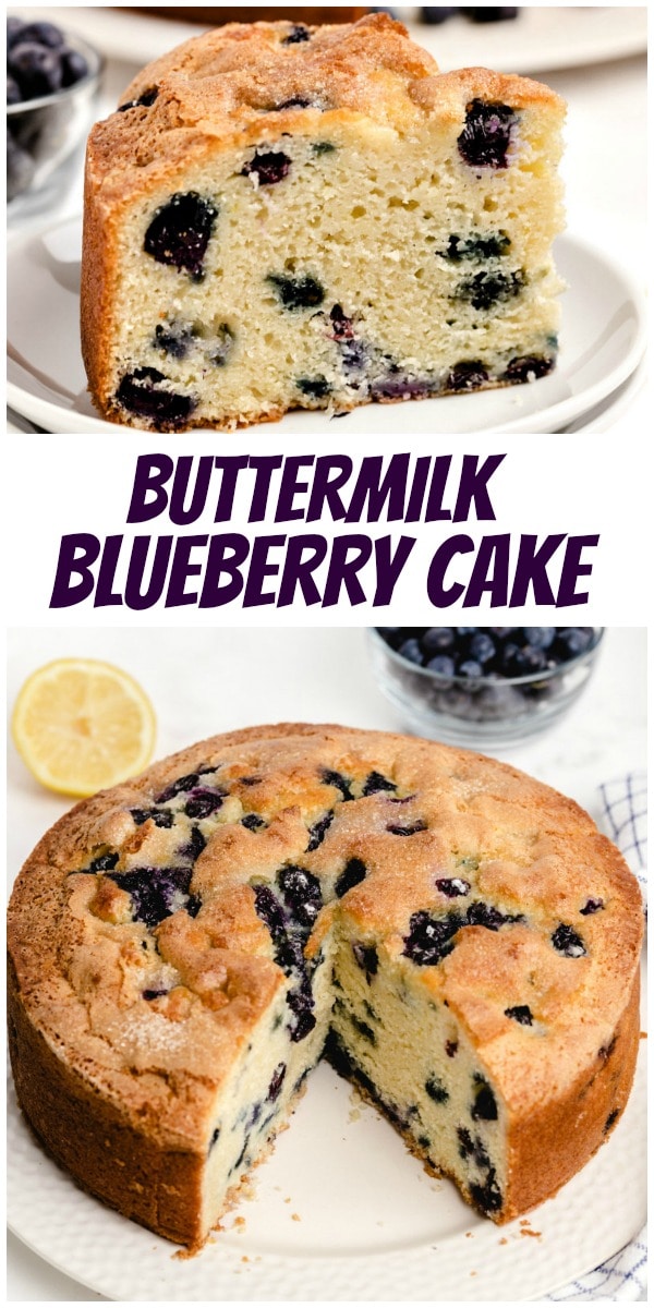 Buttermilk Blueberry Cake Recipe Girl®