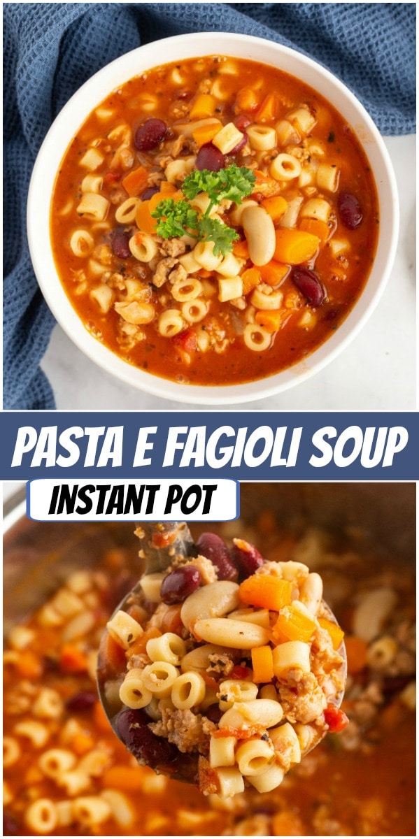 Instant Pot Pasta e Fagioli Soup - Recipe Girl®