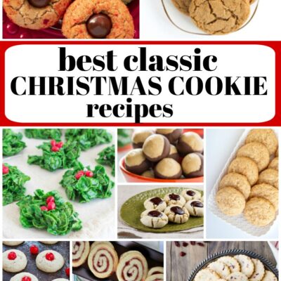 collage of the best classic Christmas Cookie Recipes