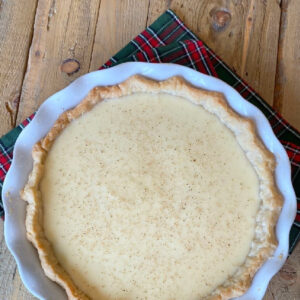 pinterest image for hoosier sigar cream pie