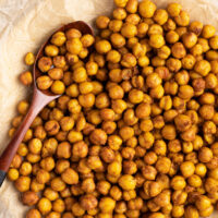 spicy air fryer chickpeas