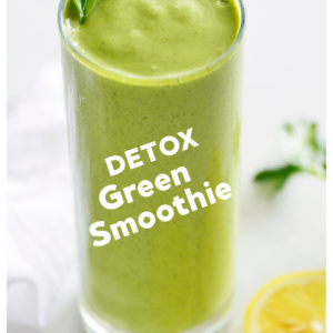 pinterest collage image for green smoothie