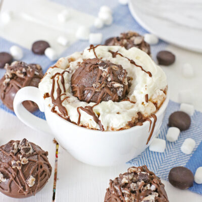 hot chocolate with whipped cream and hot chocolate bombs