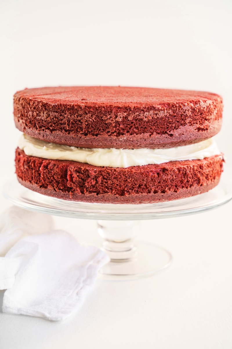 Red Velvet Cheesecake Cake - Recipe Girl