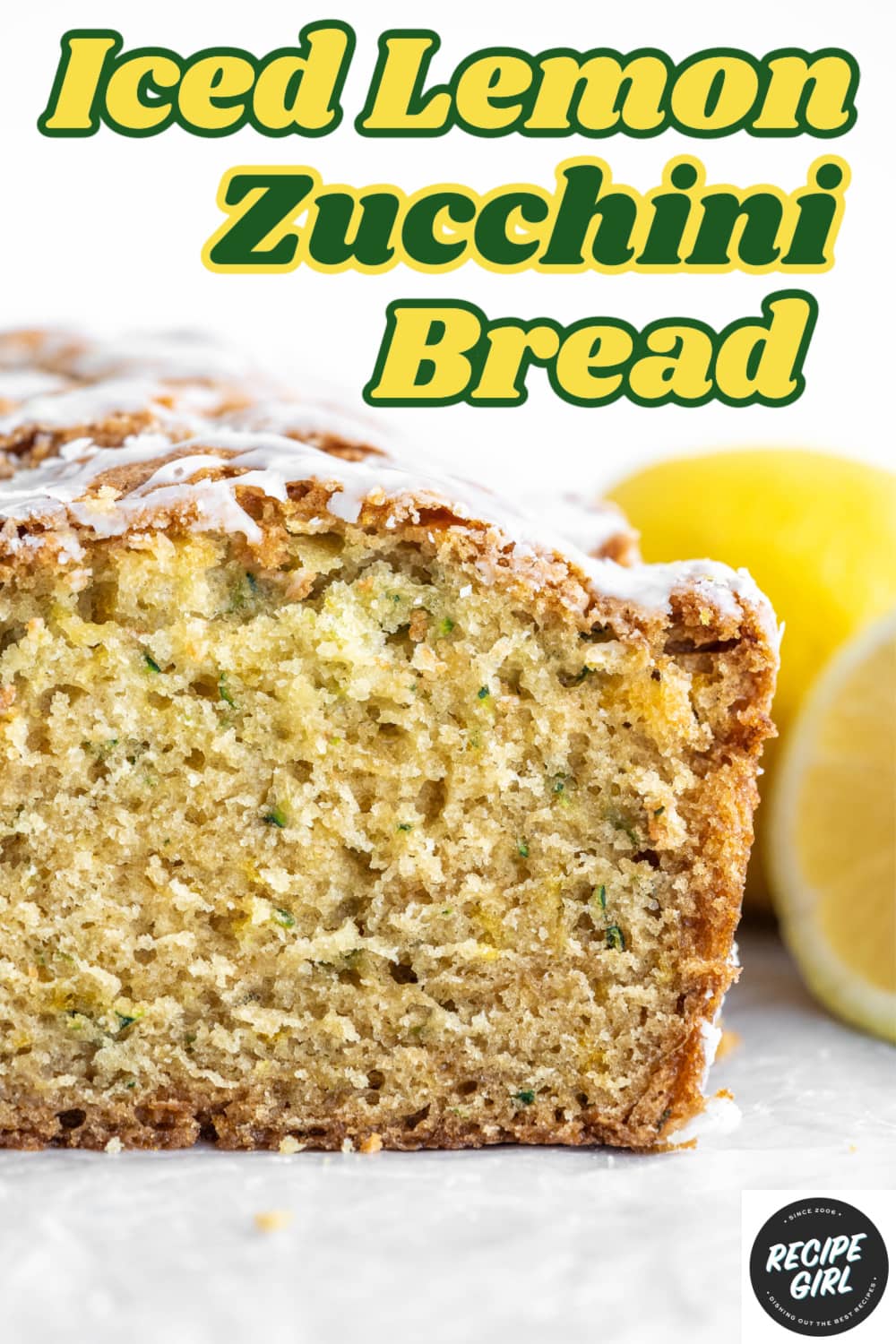 Iced Lemon Zucchini Bread - Recipe Girl®