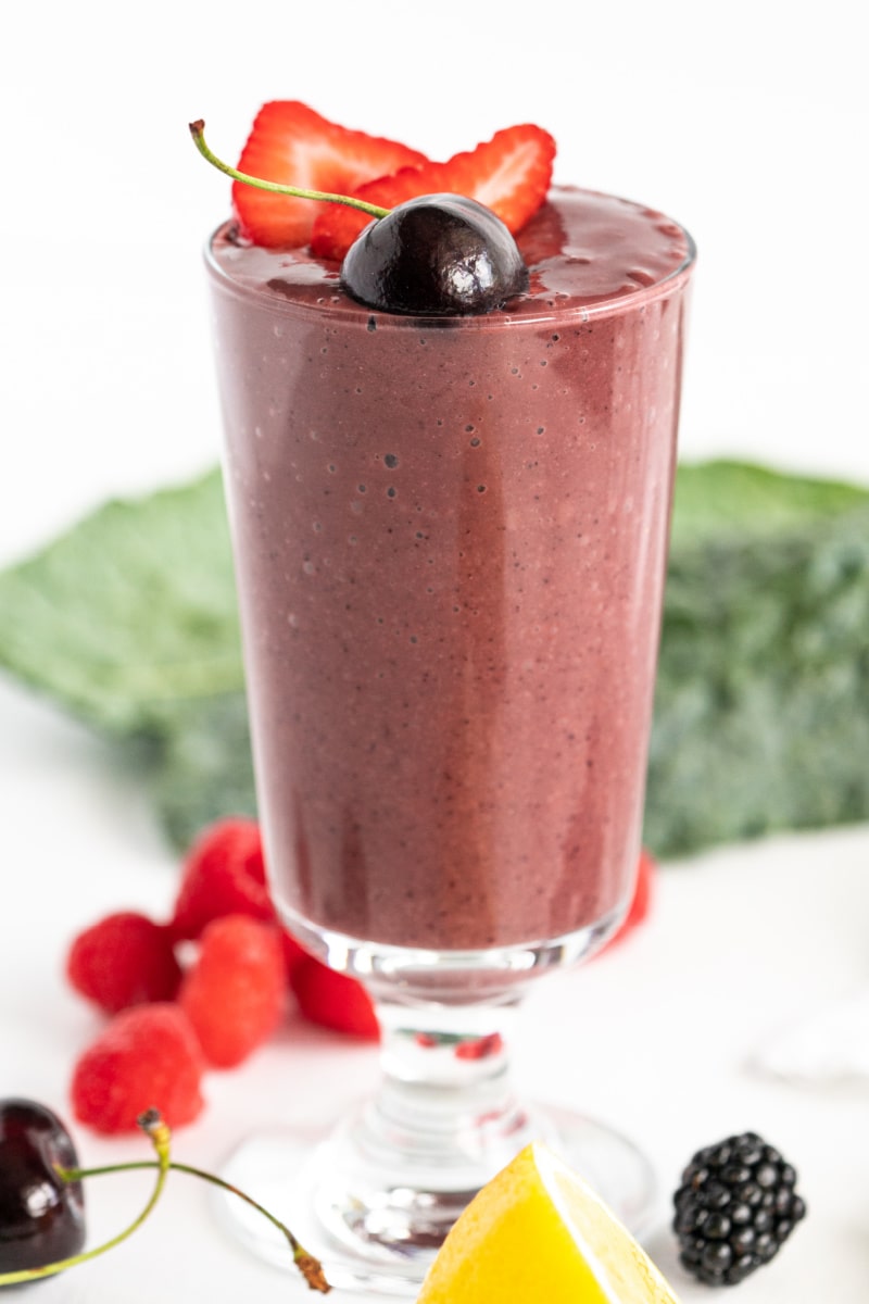 Very Berry Cherry Smoothie Recipe