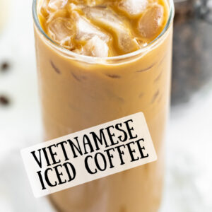 pinterest image for vietnamese iced coffee
