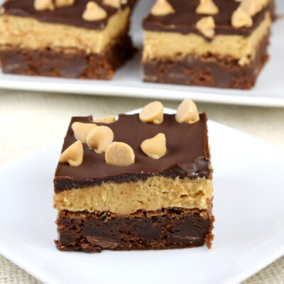 peanut butter cookie dough brownies