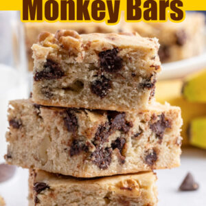 pinterest image for chunky monkey bars