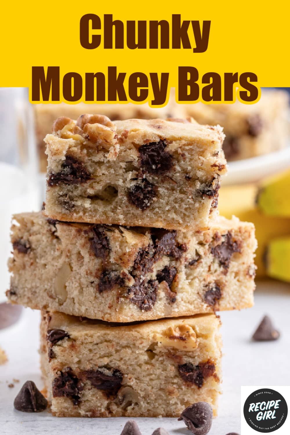 Chunky Monkey Bars - Recipe Girl®