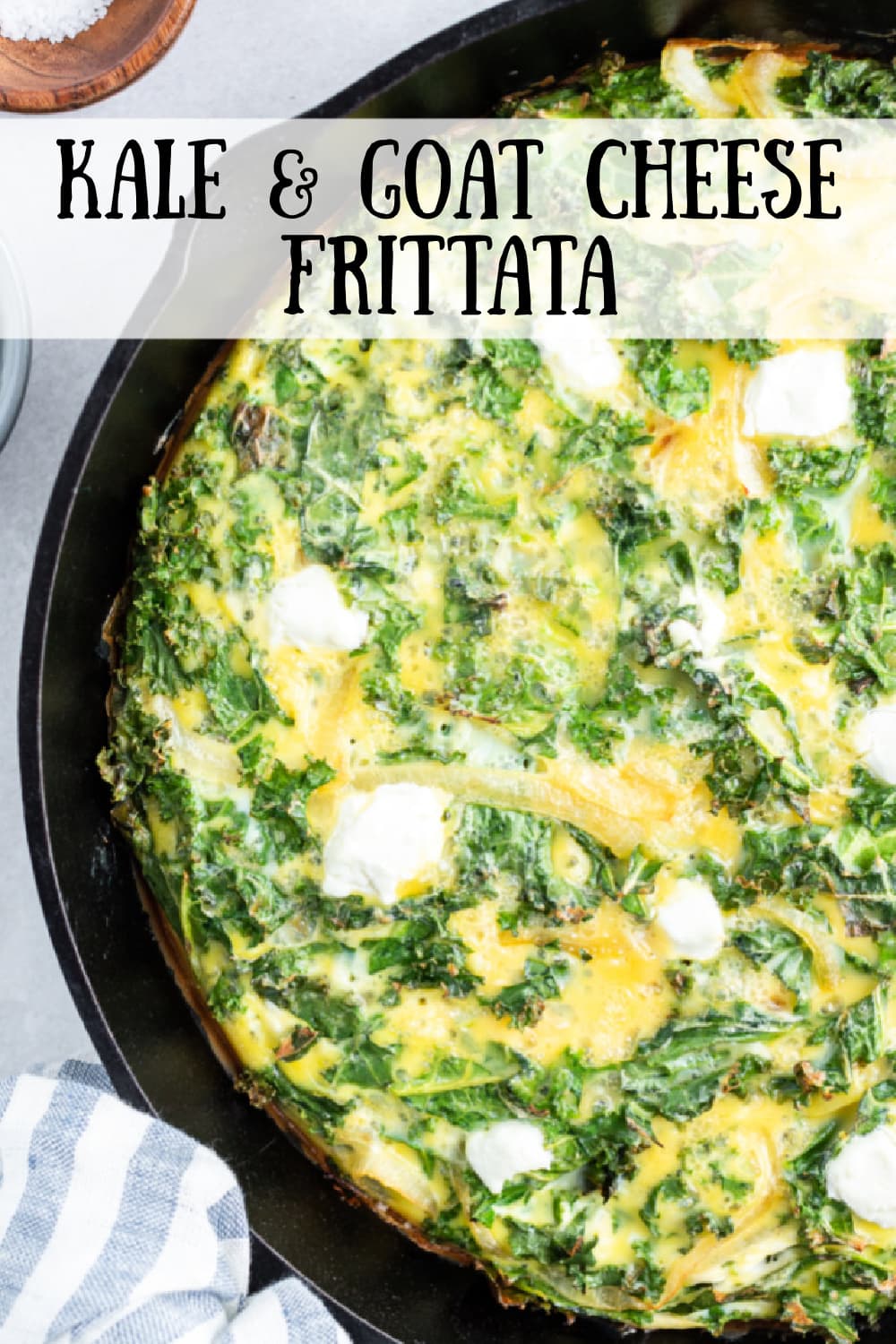 Kale and Goat Cheese Frittata Recipe Girl®