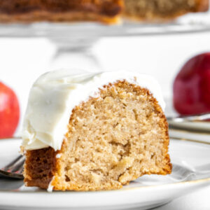 pinterest image for apple bundt cake