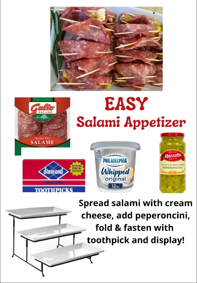 easy salami appetizer graphic