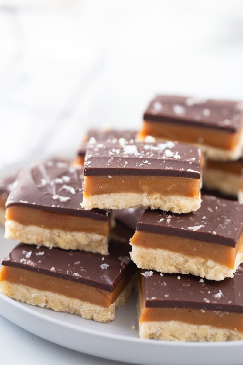 Caramel shortbread clearance