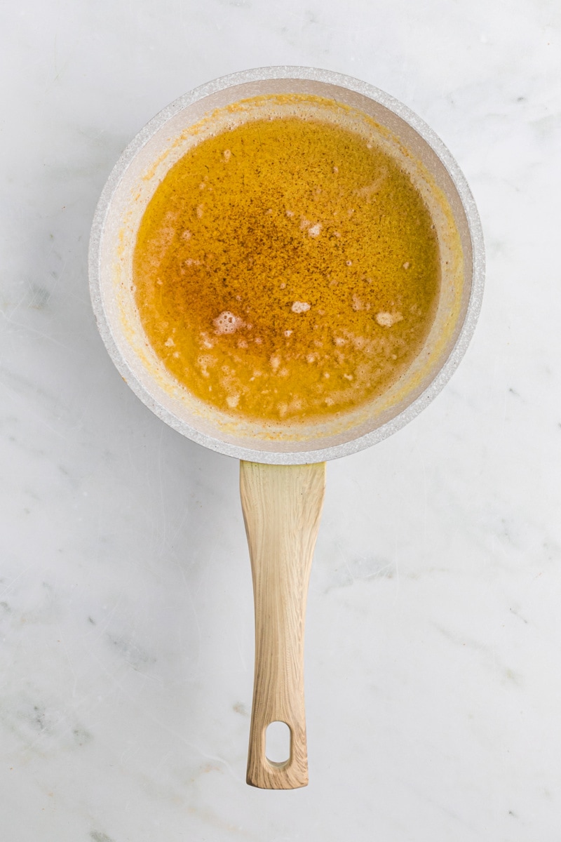 pan of brown butter