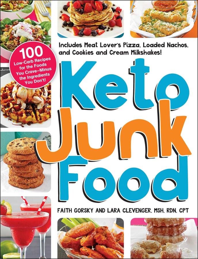 keto junk food cookbook cover