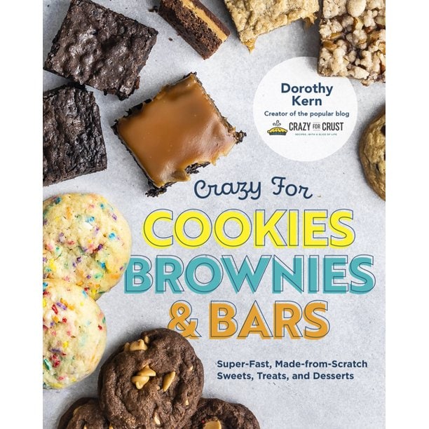 crazy for cookies, brownies and bars cookbook cover