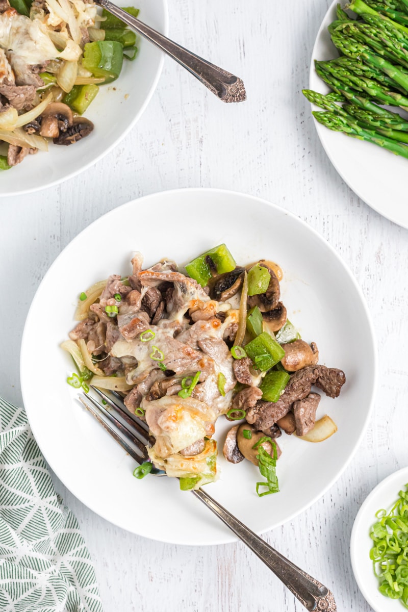 philly cheesesteak bowls