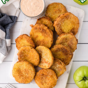 pinterest image for fried green tomatoes