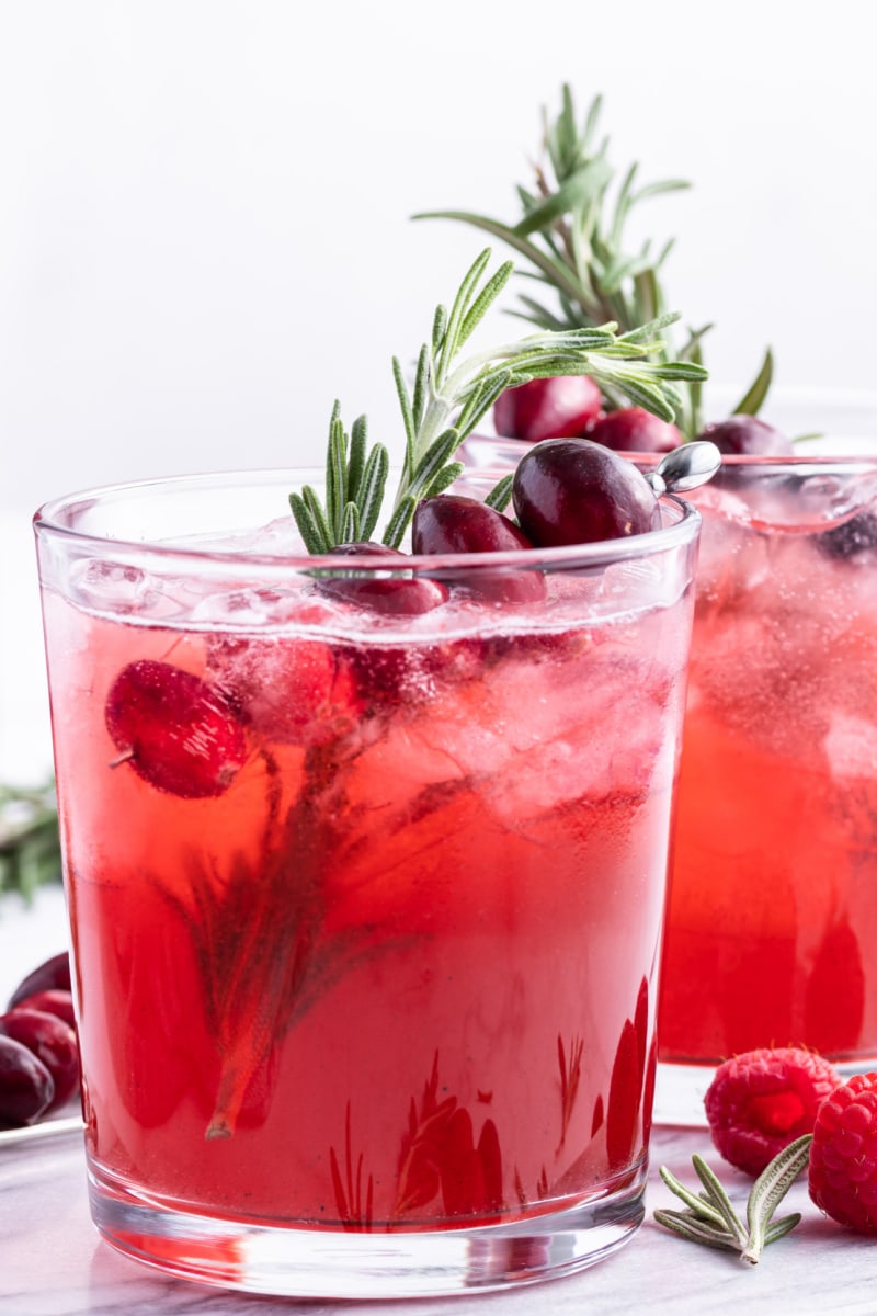 cranberry gin spritzer