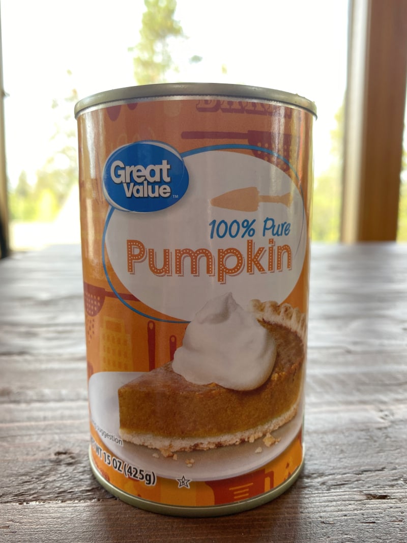 can of pumpkin