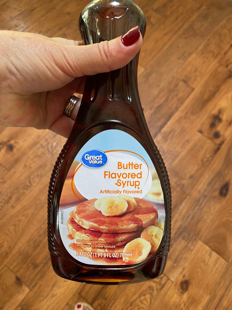 container of syrup