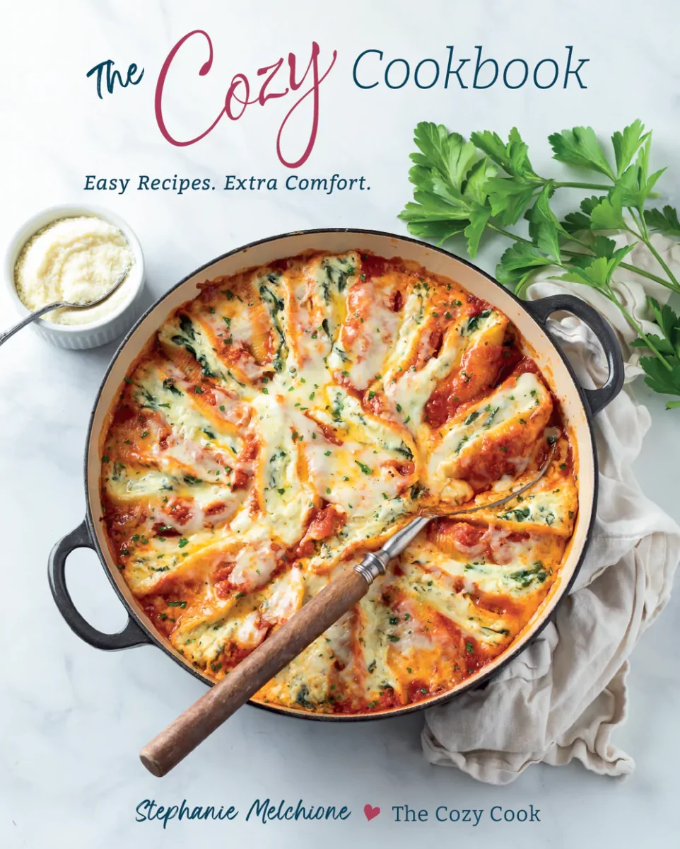 the cozy cookbook cover
