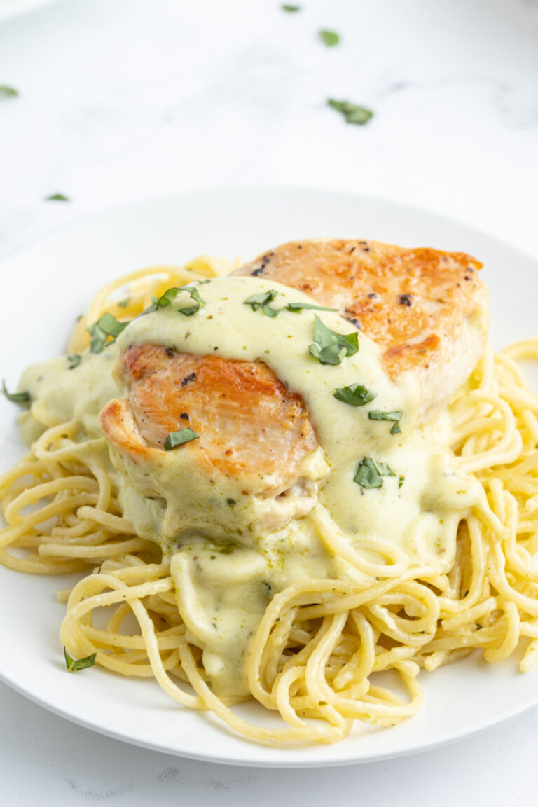 Creamy Pesto Chicken Recipe Girl®