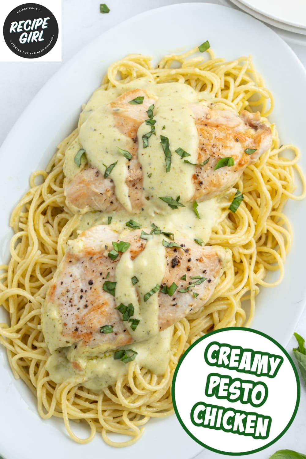 Creamy Pesto Chicken Recipe Girl®